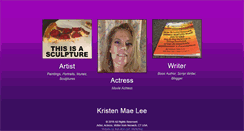 Desktop Screenshot of kristenmaelee.com
